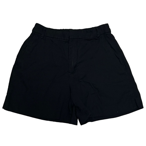 Zara Black Dress Shorts Size Small Black Elastic Waist Dressy High Waisted - Picture 5 of 11